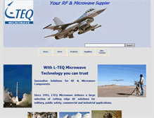 Tablet Screenshot of lteq-microwave.com